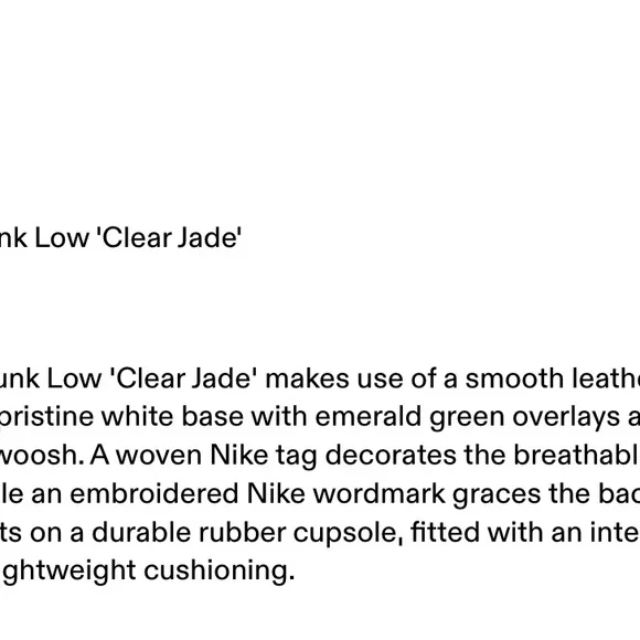 Nike Men's Turquoise and White Sneakers - Picture 4 of 5